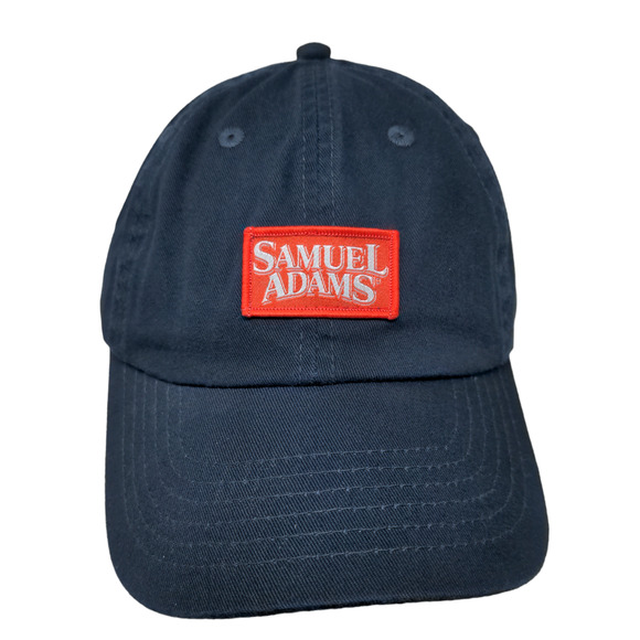 Samuel Adams Men's Slideback Hat Blue Embroidered Logo Cotton Beer Adjustable - Picture 1 of 12